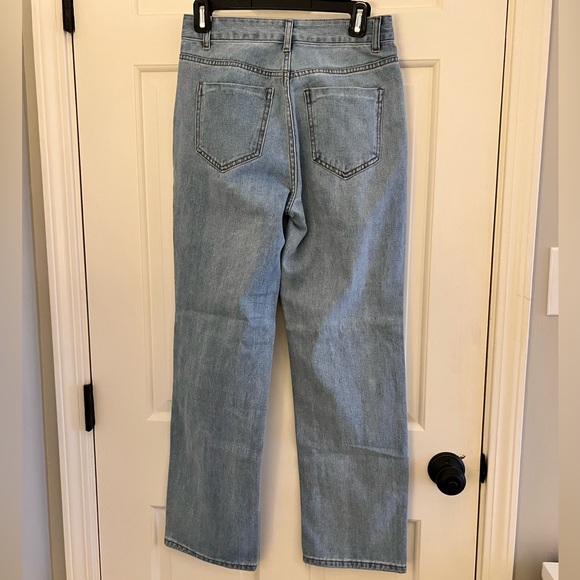 Shein Distressed Denim jeans women’s size small/4 - Picture 3 of 7